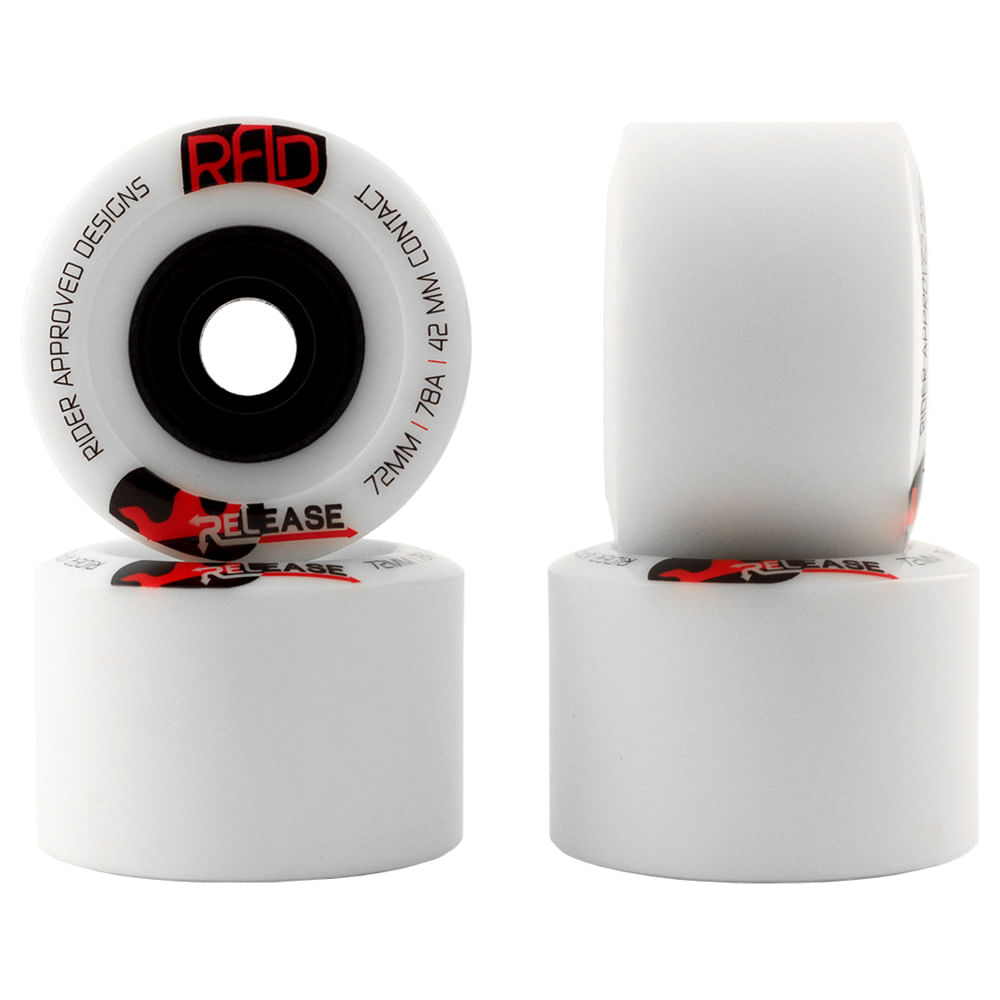 Roda-RAD-Release-72mm-78A---Branco Roda-RAD-Release-72mm-78A---Branco