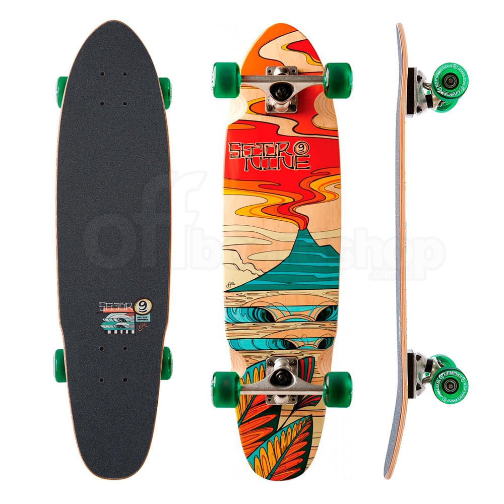 Longboard-Sector-9-Lava-Flow-31.5- Longboard-Sector-9-Lava-Flow-31.5-