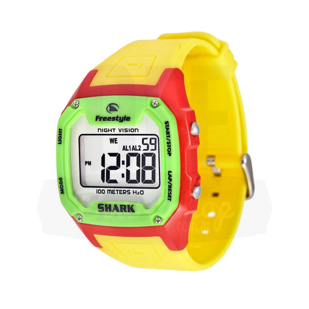 Relogio-Freestyle-Killer-Shark---Neon-Yellow-Green-Red Relogio-Freestyle-Killer-Shark---Neon-Yellow-Green-Red