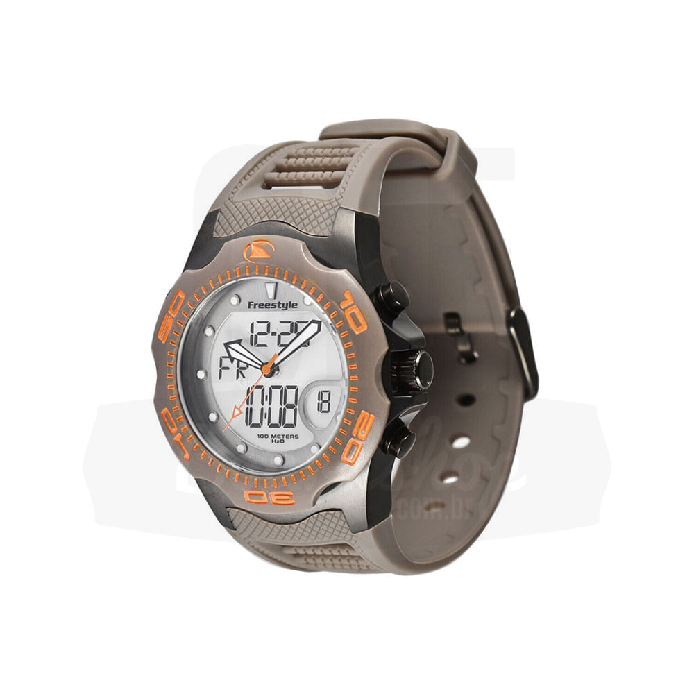 Relogio-Freestyle-Shark-X-2.0---Taupe Relogio-Freestyle-Shark-X-2.0---Taupe