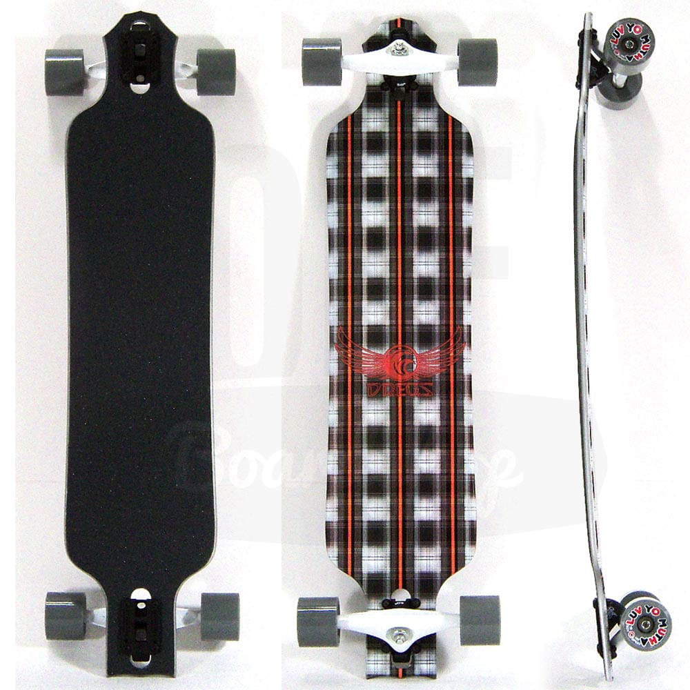 Longboard-Dregs-Slide-102-Plaid-Fiberlam-38-- Longboard-Dregs-Slide-102-Plaid-Fiberlam-38--