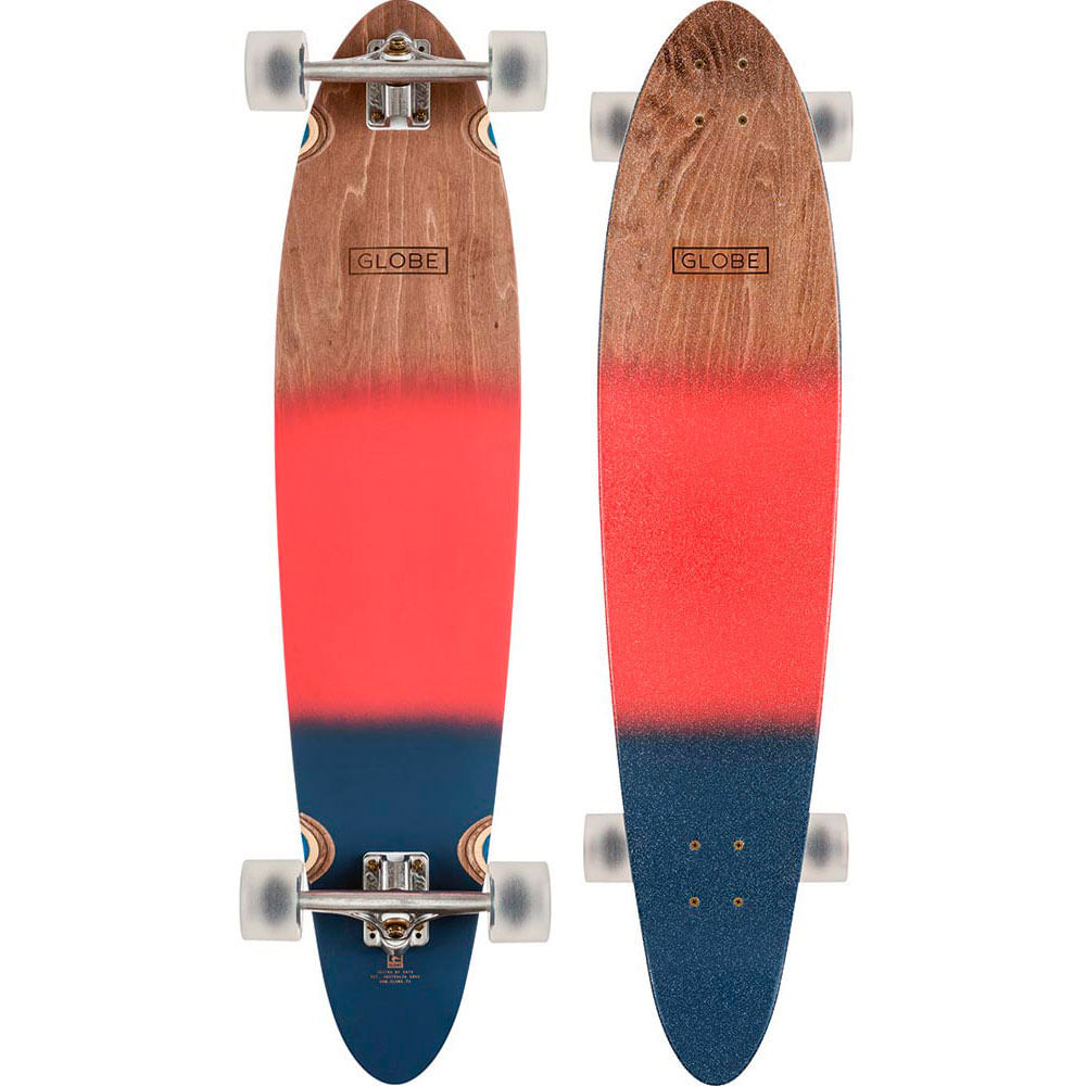 Longboard-Globe-Pinner-Classic-Red-Navy-Spray-40-01 Longboard-Globe-Pinner-Classic-Red-Navy-Spray-40-01