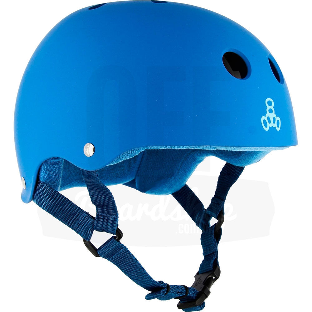 Capacete-Triple-Eight-Brainsaver-Royal-Blue-Rubber-Sweatsaver Capacete-Triple-Eight-Brainsaver-Royal-Blue-Rubber-Sweatsaver