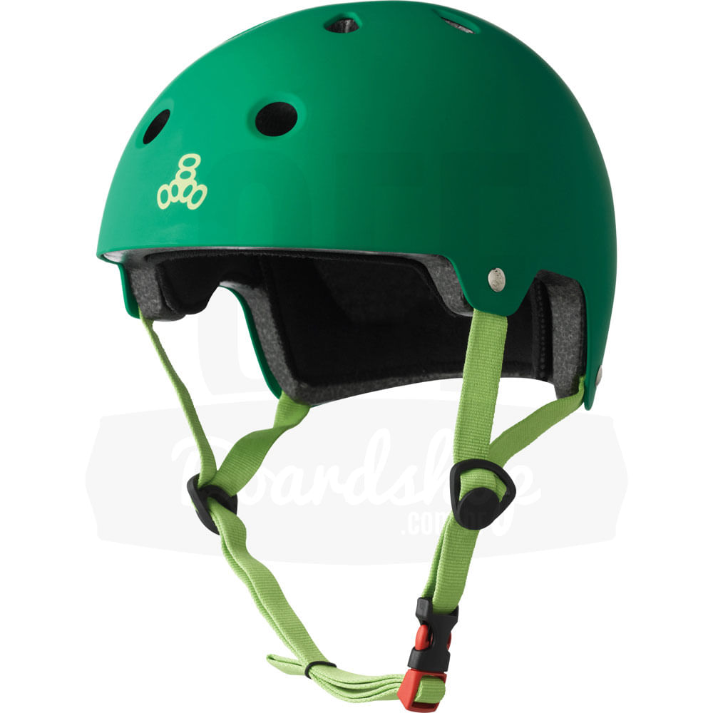 Capacete-Triple-Eight-Green-Rubber Capacete-Triple-Eight-Green-Rubber