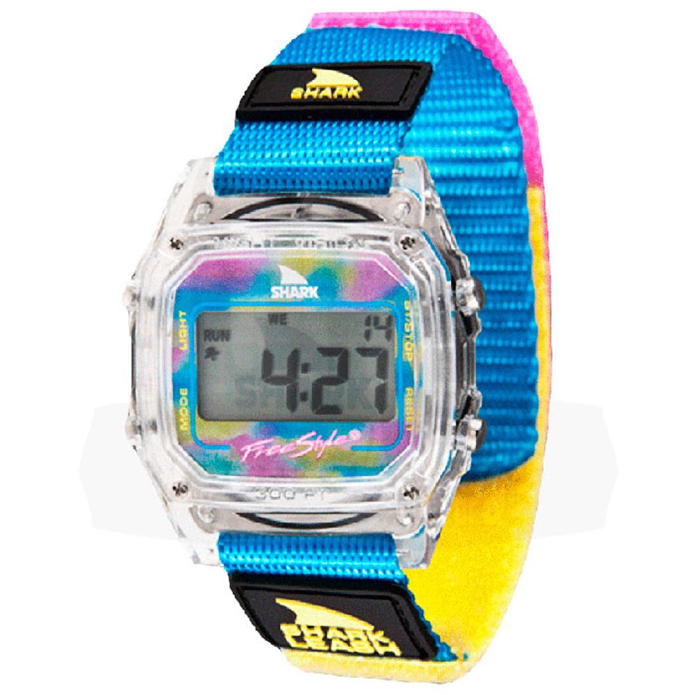 Relogio-Freestyle-Shark-Leash---Clear-Cyan Relogio-Freestyle-Shark-Leash---Clear-Cyan