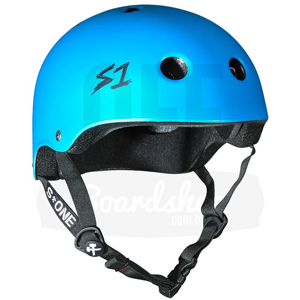 Capacete-S-One-Lifer-Cyan-Matte Capacete-S-One-Lifer-Cyan-Matte