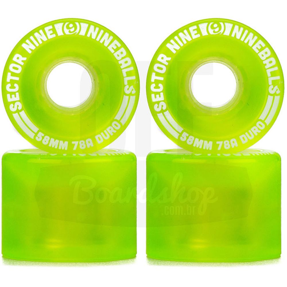 Roda-Sector-9-Nineballs-58mm-78A-Green Roda-Sector-9-Nineballs-58mm-78A-Green
