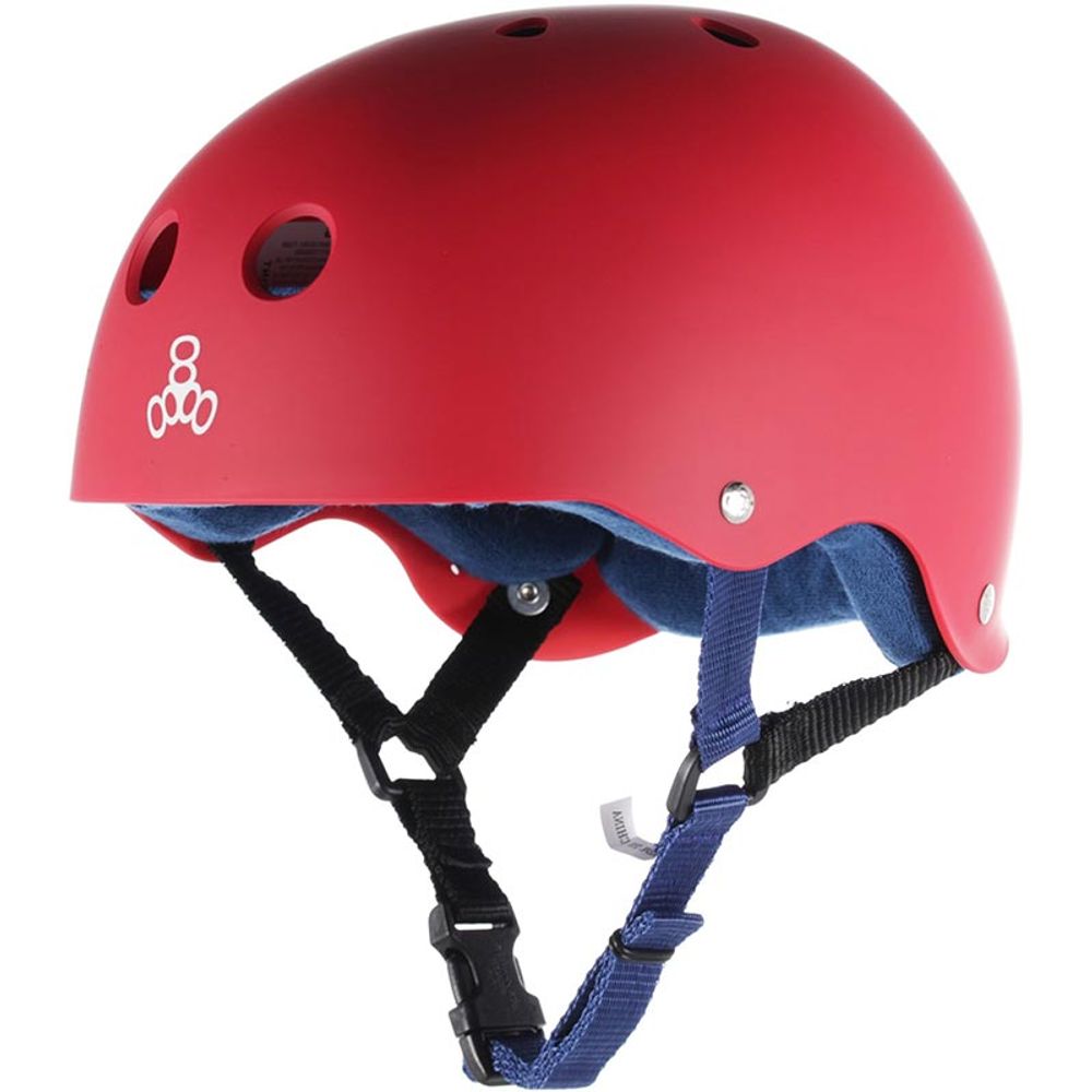 Capacete-triple-eight-red-rubber Capacete-triple-eight-red-rubber