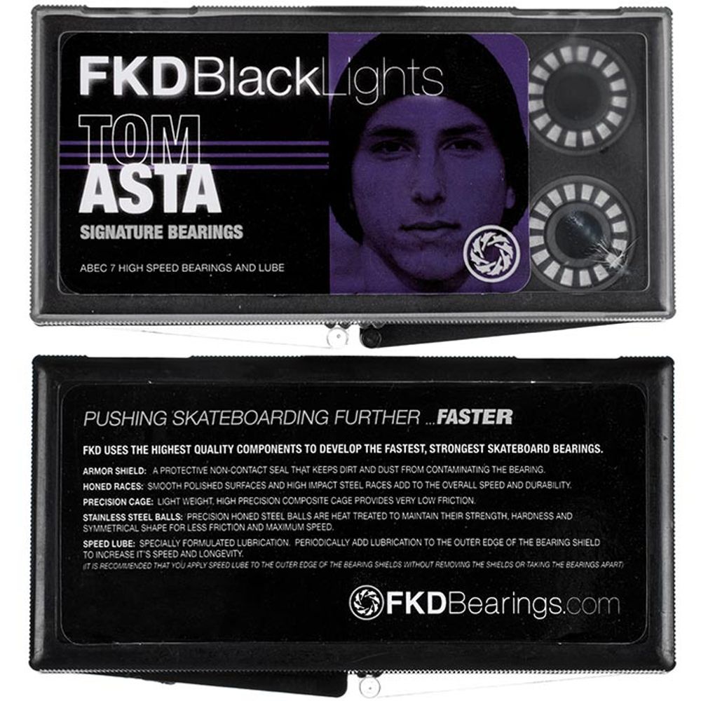 Rolamento-FKD-Black-Lights-Abec-7-Asta Rolamento-FKD-Black-Lights-Abec-7-Asta