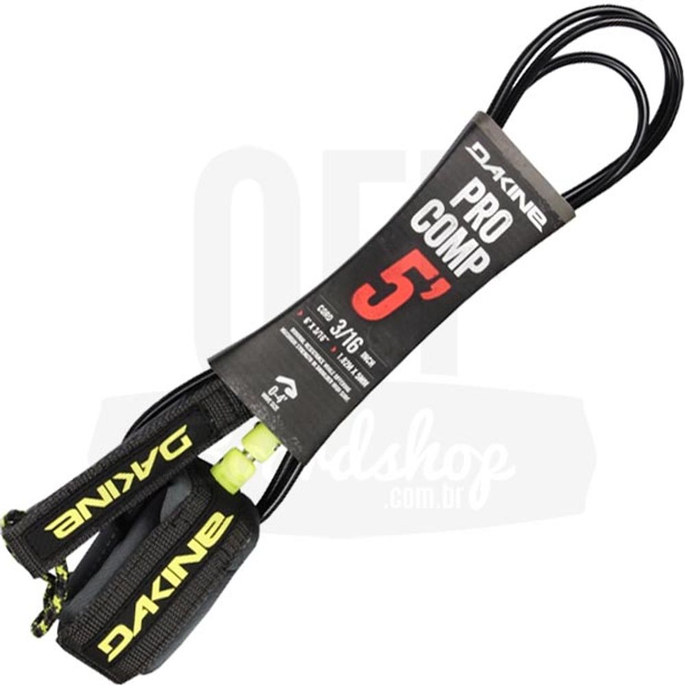 Leash-Dakine-Kainui-Pro-Comp-5-x-5mm-Gunmetal Leash-Dakine-Kainui-Pro-Comp-5-x-5mm-Gunmetal