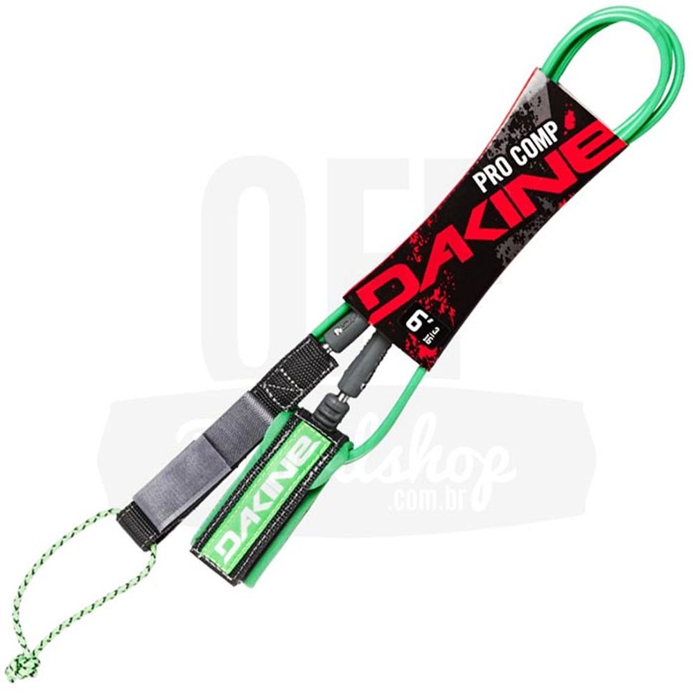 Leash-Dakine-Kainui-Pro-Comp-6-x-5mm-Neon-Green Leash-Dakine-Kainui-Pro-Comp-6-x-5mm-Neon-Green