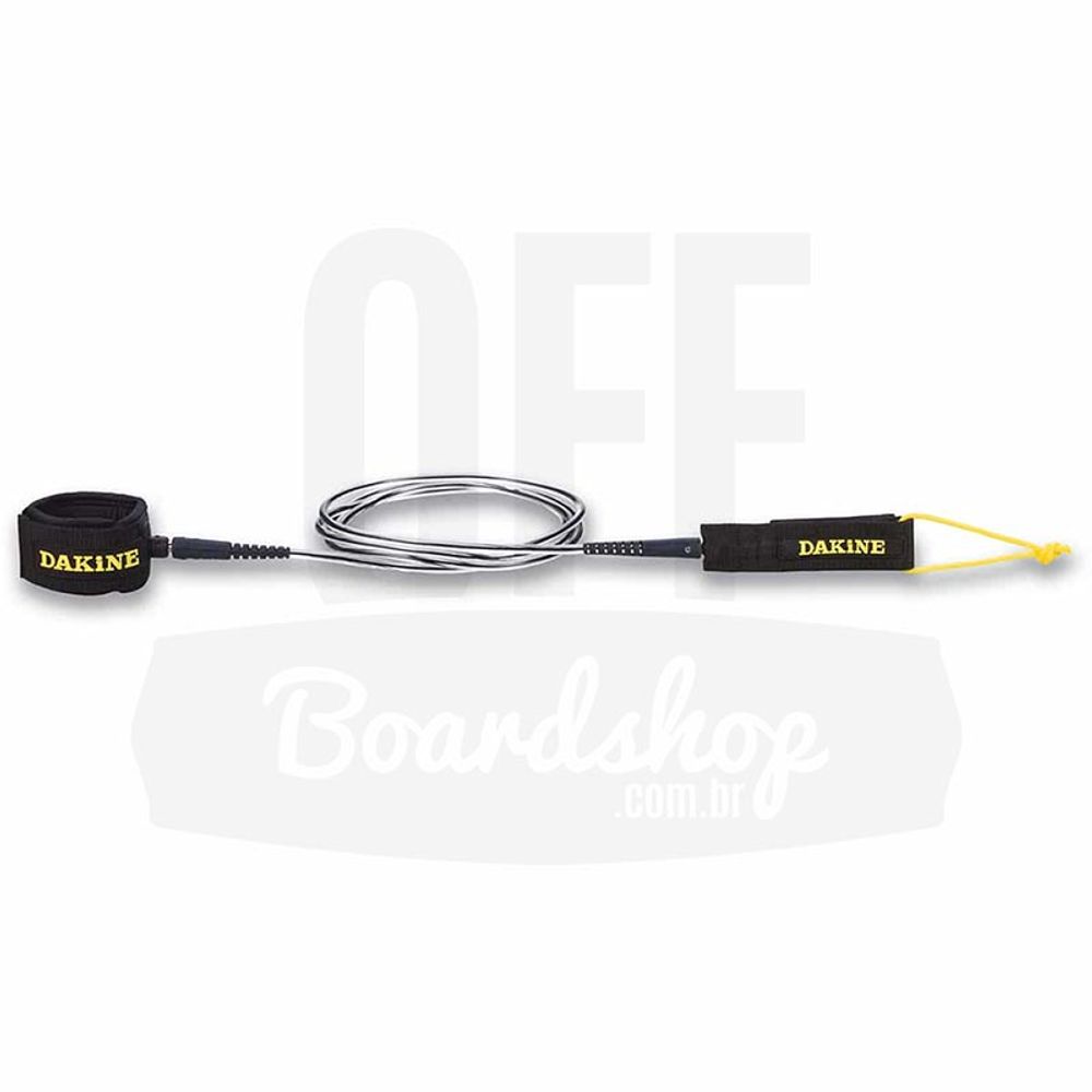 Leash-Dakine-Long-Kainui-Tornozelo-9-x-6-5mm-Black-Clear Leash-Dakine-Long-Kainui-Tornozelo-9-x-6-5mm-Black-Clear