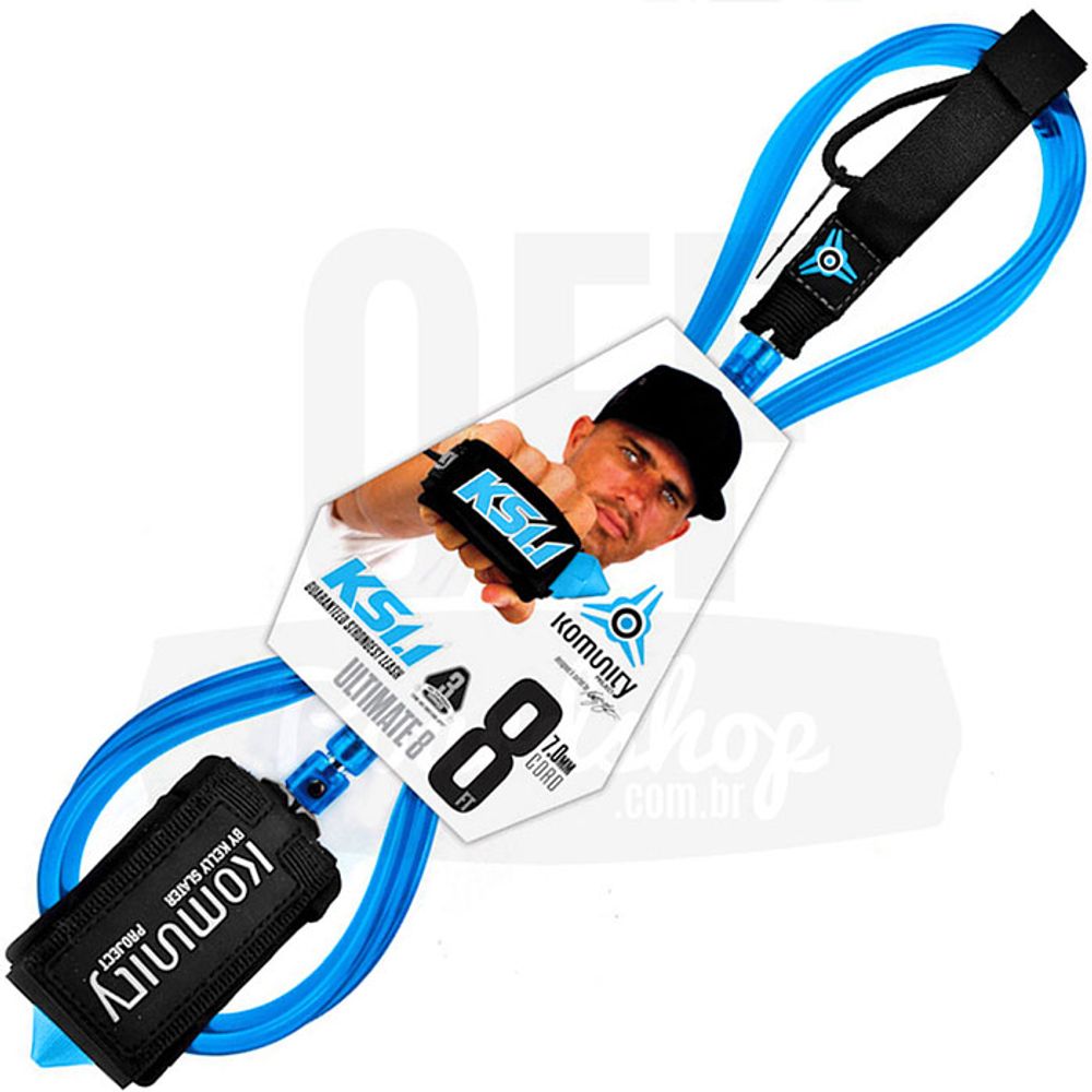 Leash-Komunity-KS-11-Ultimate-8-x-7mm-One-Piece-Azul Leash-Komunity-KS-11-Ultimate-8-x-7mm-One-Piece-Azul