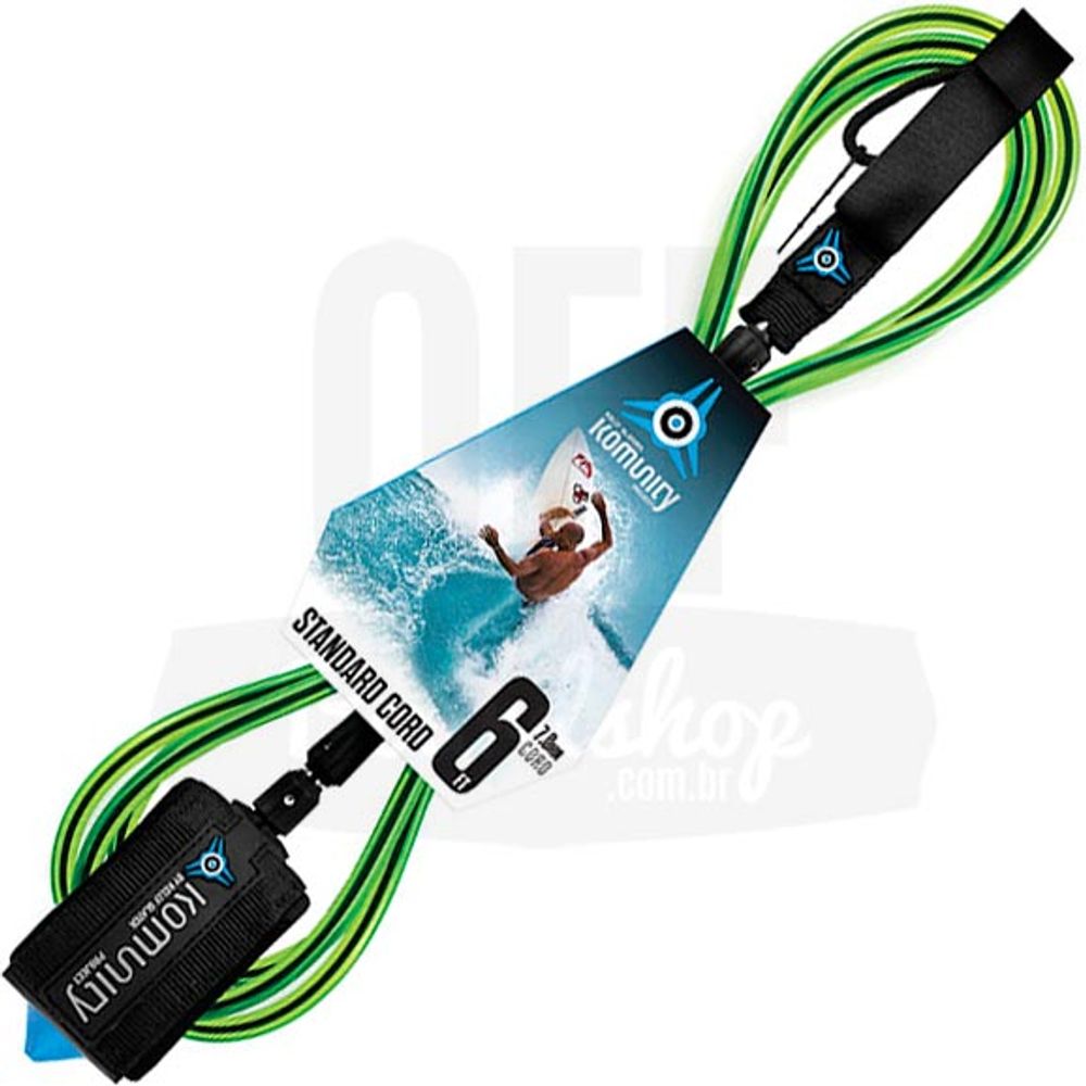 Leash-Komunity-Standard-6-x-7mm-Verde Leash-Komunity-Standard-6-x-7mm-Verde