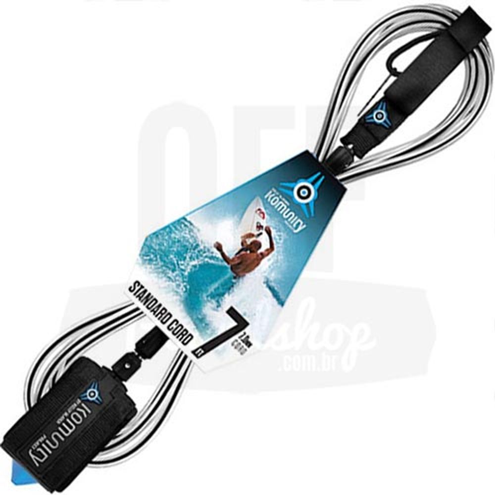 Leash-Komunity-Standard-7-x-7mm-Black-Clear Leash-Komunity-Standard-7-x-7mm-Black-Clear