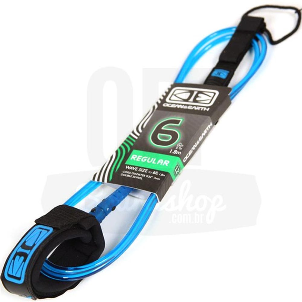 Leash-Ocean-Earth-Regular-6-x-7mm-Azul Leash-Ocean-Earth-Regular-6-x-7mm-Azul