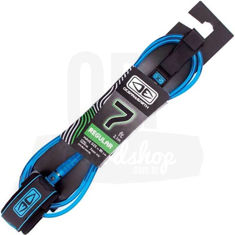Leash-Ocean-Earth-Regular-7-x-7mm-Azul Leash-Ocean-Earth-Regular-7-x-7mm-Azul