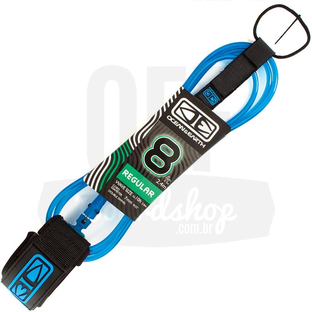 Leash-Ocean-Earth-Regular-8-x-7mm-Azul Leash-Ocean-Earth-Regular-8-x-7mm-Azul
