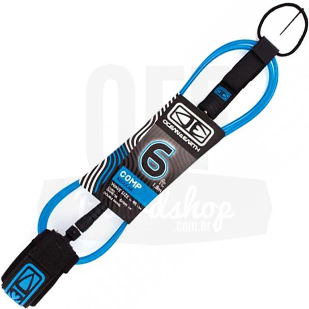 Leash-Ocean-Earth-Regular-Comp-6-x-6mm-Azul Leash-Ocean-Earth-Regular-Comp-6-x-6mm-Azul
