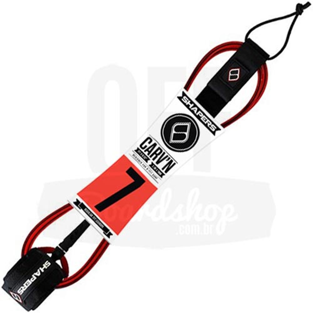 Leash-Shapers-Fins-CarvN-7-x-7mm-vermelho Leash-Shapers-Fins-CarvN-7-x-7mm-vermelho