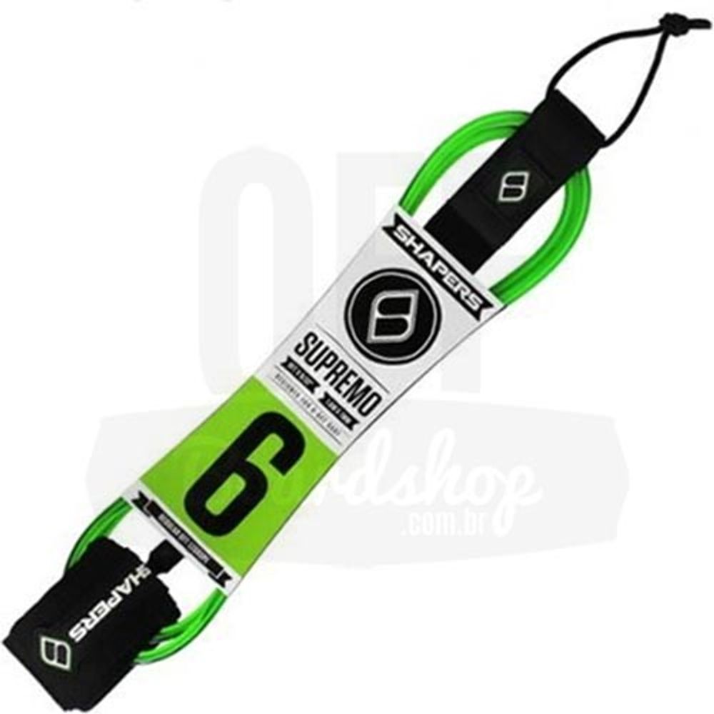 Leash-Shapers-Fins-Supremo-6-x-7mm-Verde Leash-Shapers-Fins-Supremo-6-x-7mm-Verde