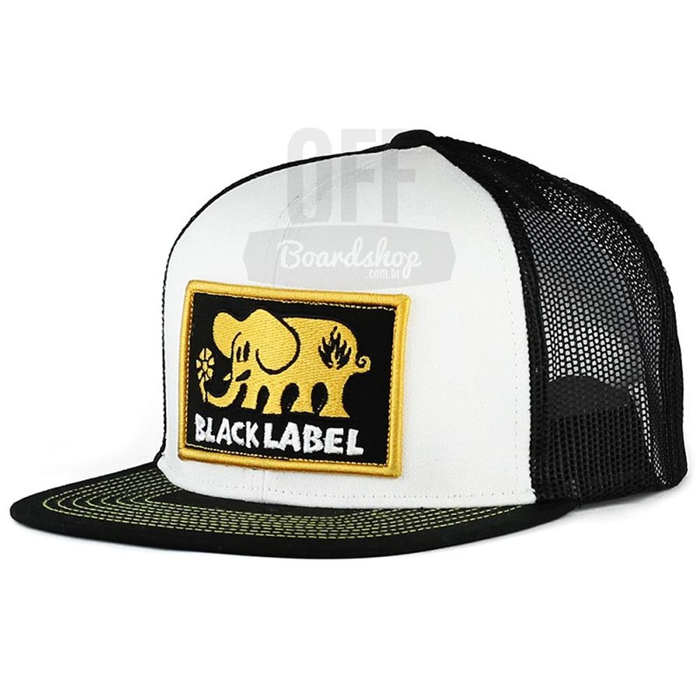 Bone-Black-Label-Elephant-Patch-Trucker Bone-Black-Label-Elephant-Patch-Trucker