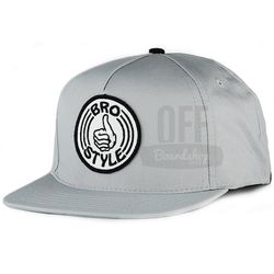 Bone-Bro-Style-Patch-Snapback-Grey