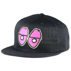 Bone-Krooked-Eye-Snapback-Pink