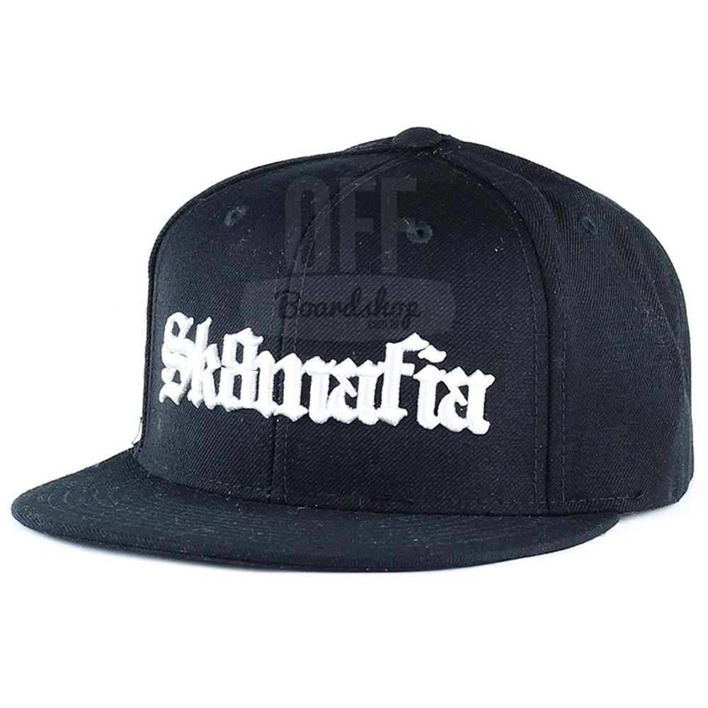 Bone-Sk8-Mafia-Old-English-Snapback-Preto Bone-Sk8-Mafia-Old-English-Snapback-Preto