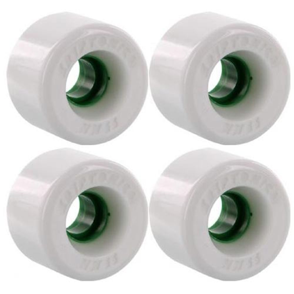 Roda-Kryptonics-Star-Trac-55mm-97A-White-Green Roda-Kryptonics-Star-Trac-55mm-97A-White-Green