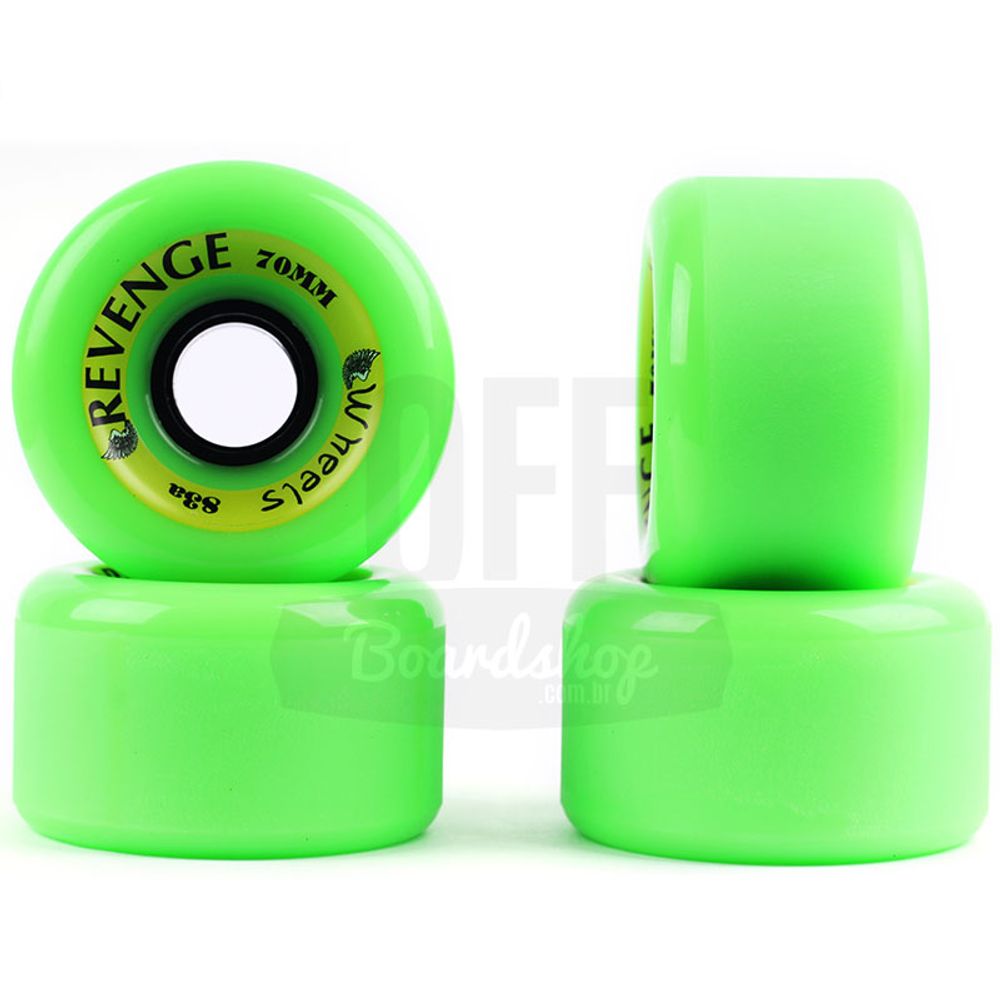 Roda-Revenge-Freeride-70mm-83A---Verde Roda-Revenge-Freeride-70mm-83A---Verde