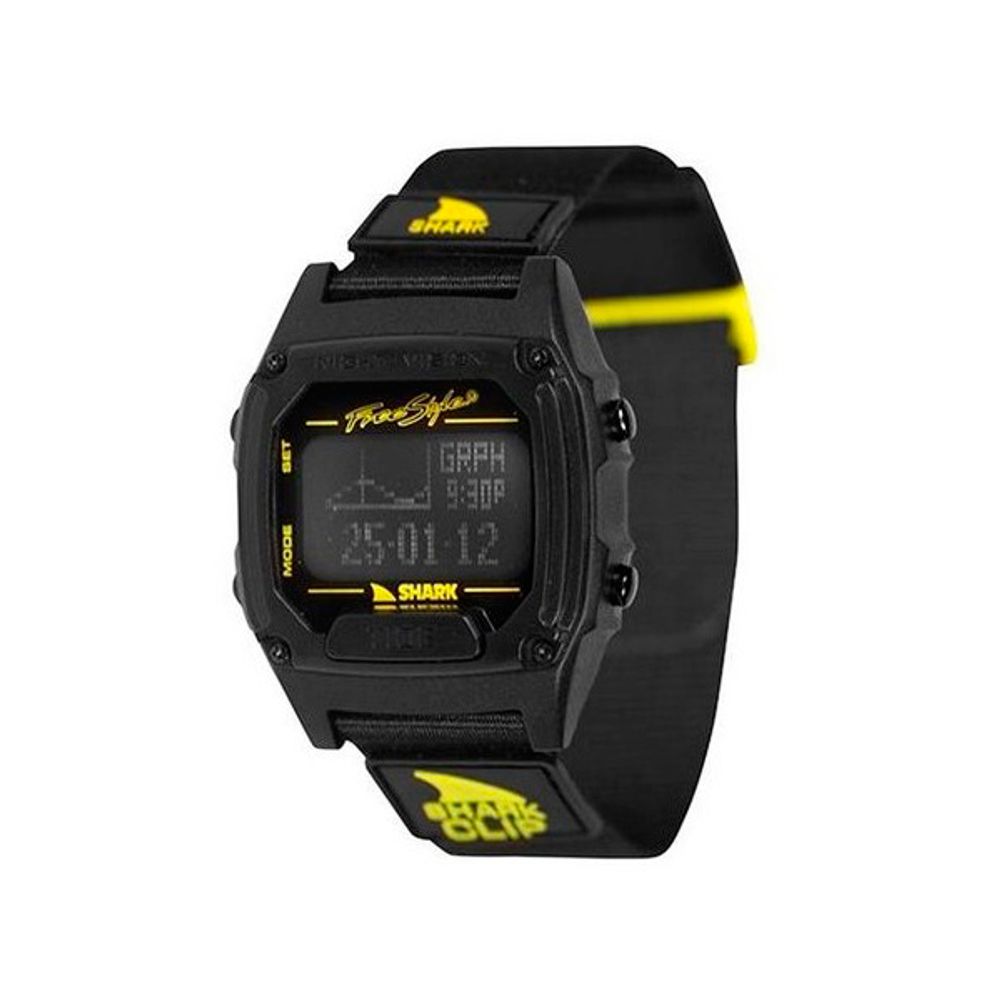 Relogio-Freestyle-Shark-Clip-Tide-Black-Yellow Relogio-Freestyle-Shark-Clip-Tide-Black-Yellow