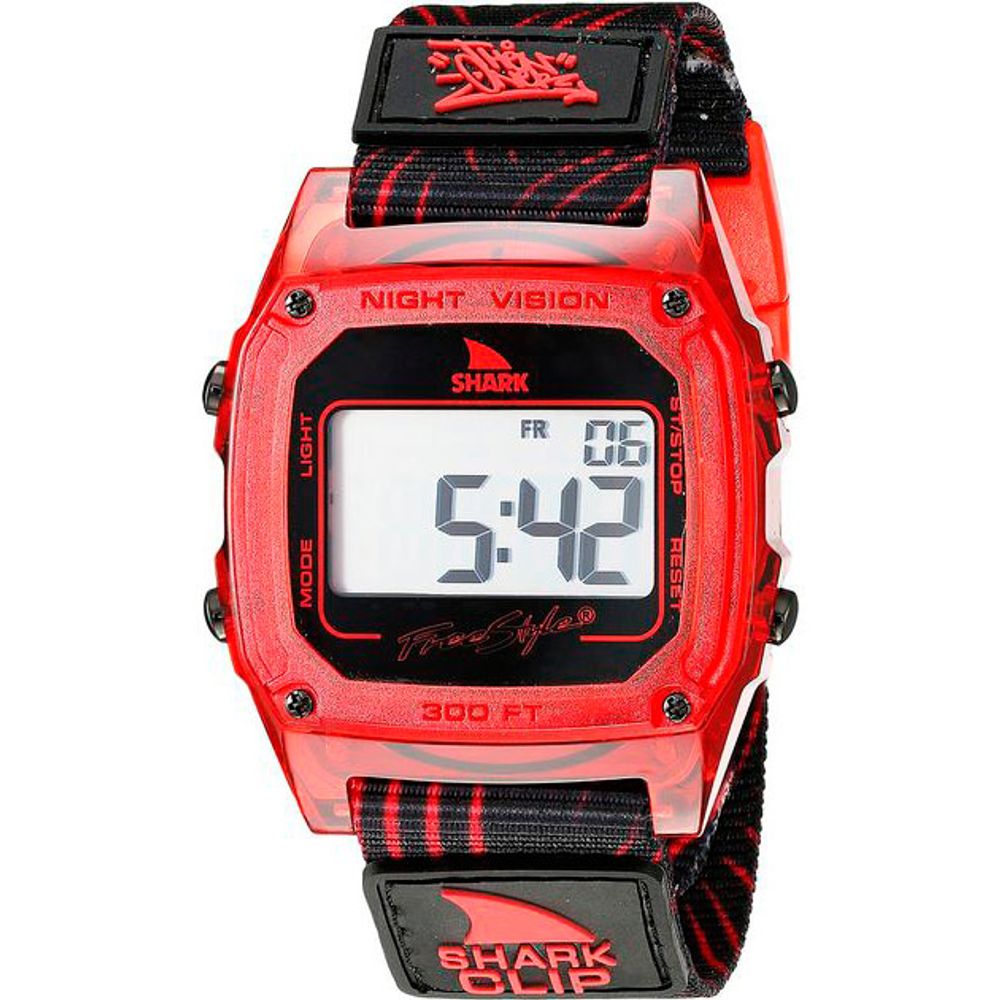 Relogio-Freestyle-Shark-Classic-Clip-The-One-Black-Red Relogio-Freestyle-Shark-Classic-Clip-The-One-Black-Red