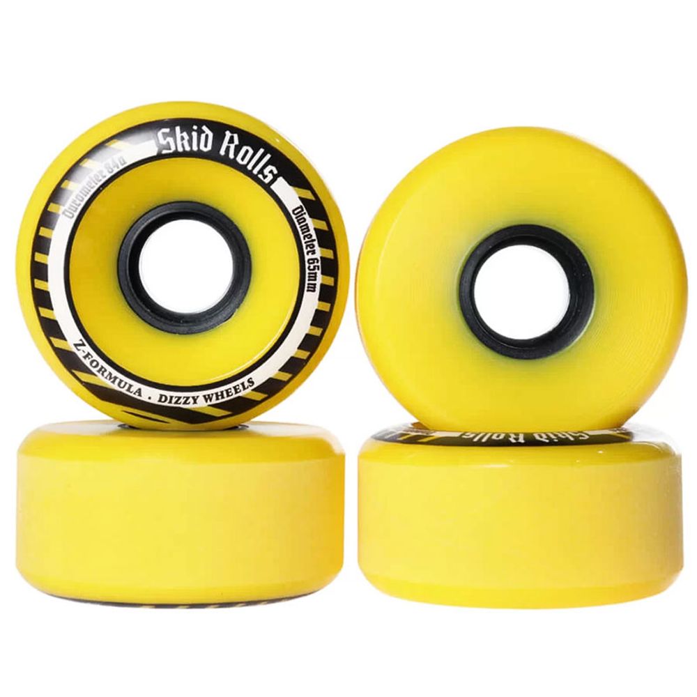 Roda-Dizzy-Skid-Rolls-65mm-84A-Amarela-03 Roda-Dizzy-Skid-Rolls-65mm-84A-Amarela-03
