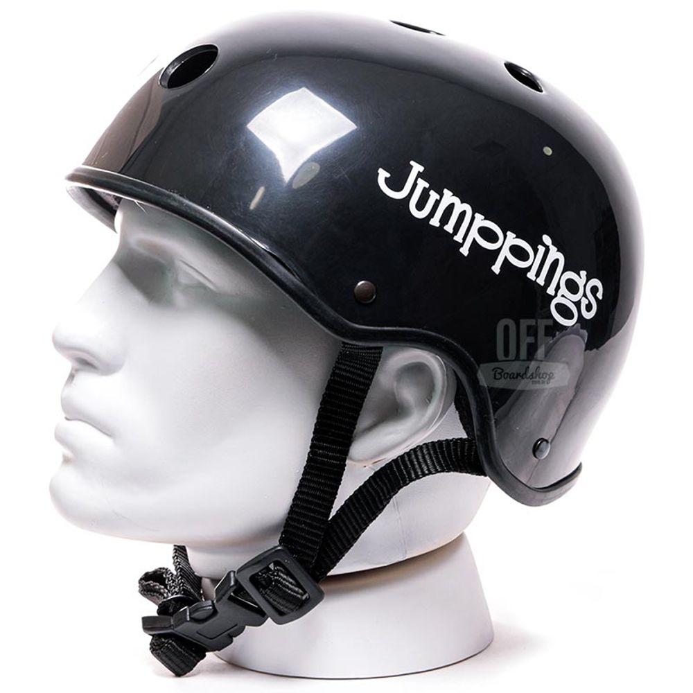 Capacete-Jumppings-Pro-Line-Preto-Brilho Capacete-Jumppings-Pro-Line-Preto-Brilho