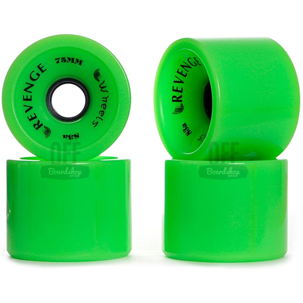 Roda-Revenge-75mm-83A-Verde Roda-Revenge-75mm-83A-Verde