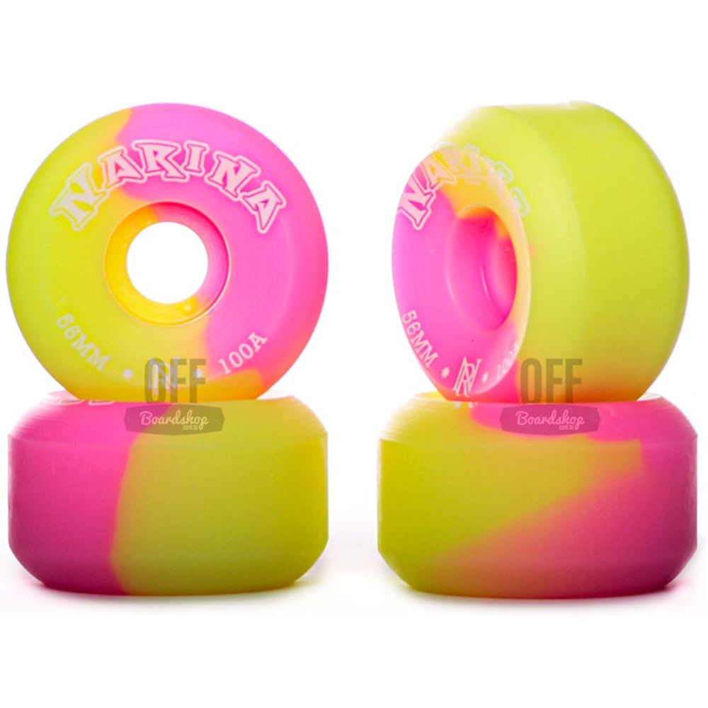 Roda-Narina-Rajada-PinkAmarela-56mm-100A Roda-Narina-Rajada-PinkAmarela-56mm-100A