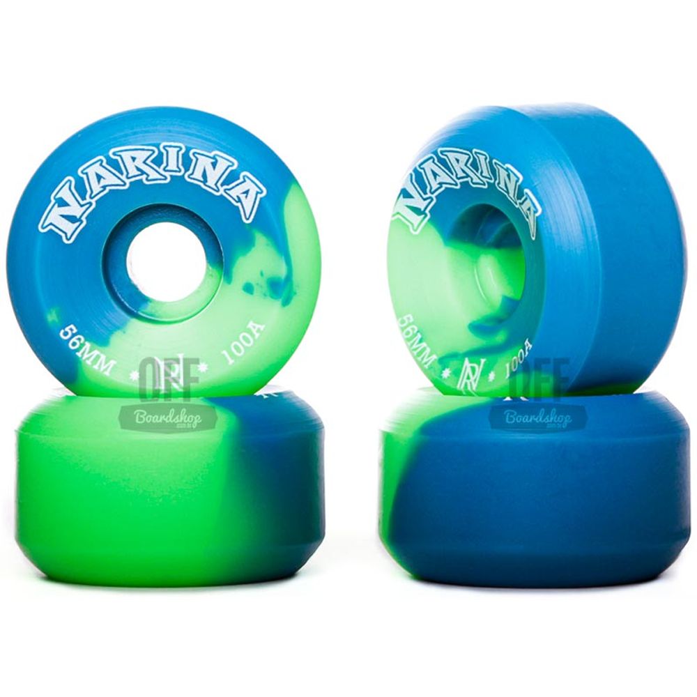 Roda-Narina-Rajada-VerdeAzul-56mm-100A Roda-Narina-Rajada-VerdeAzul-56mm-100A