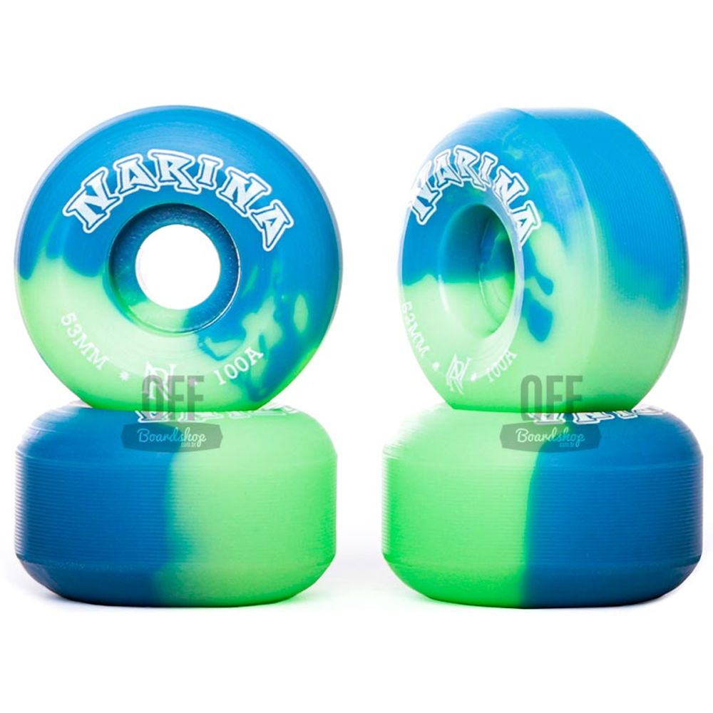 Roda-Narina-Rajada-VerdeAzul-53mm-100A Roda-Narina-Rajada-VerdeAzul-53mm-100A