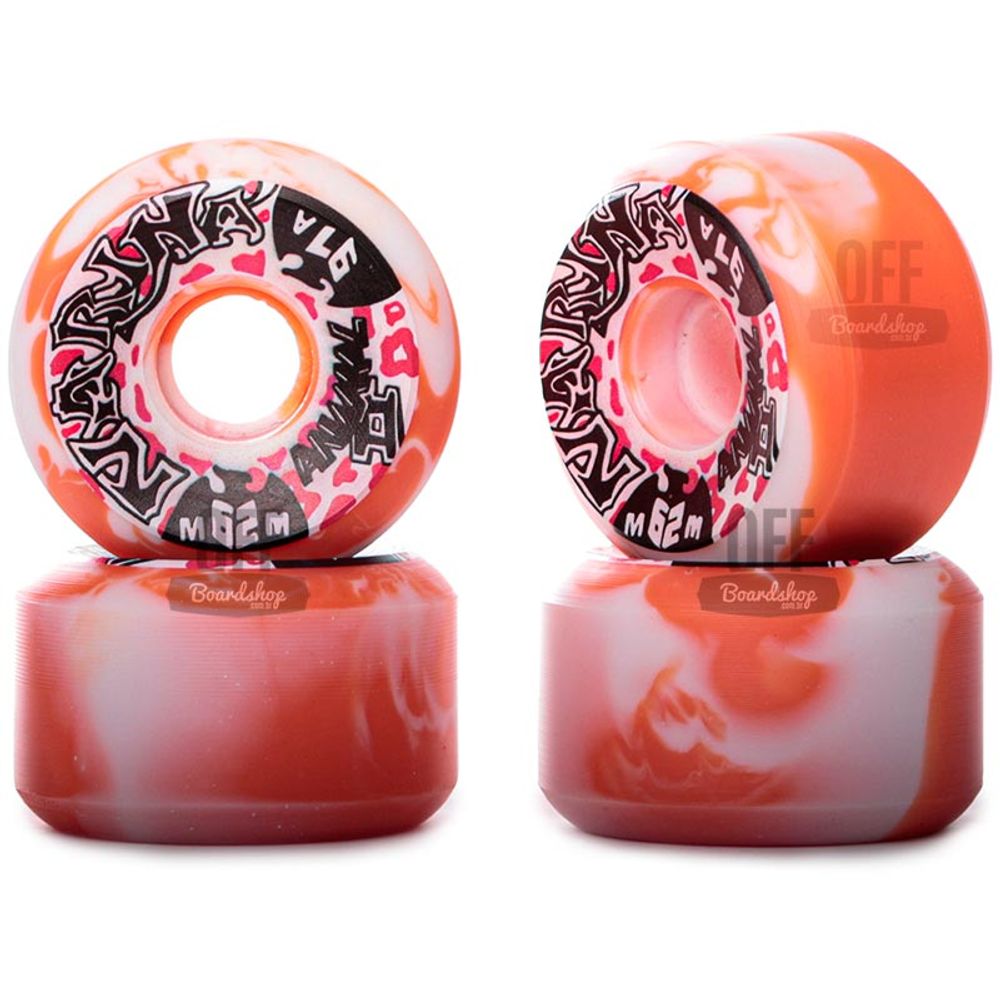 Roda-Narina-Old-Animal-2-LaranjaBranca-62mm-97A Roda-Narina-Old-Animal-2-LaranjaBranca-62mm-97A