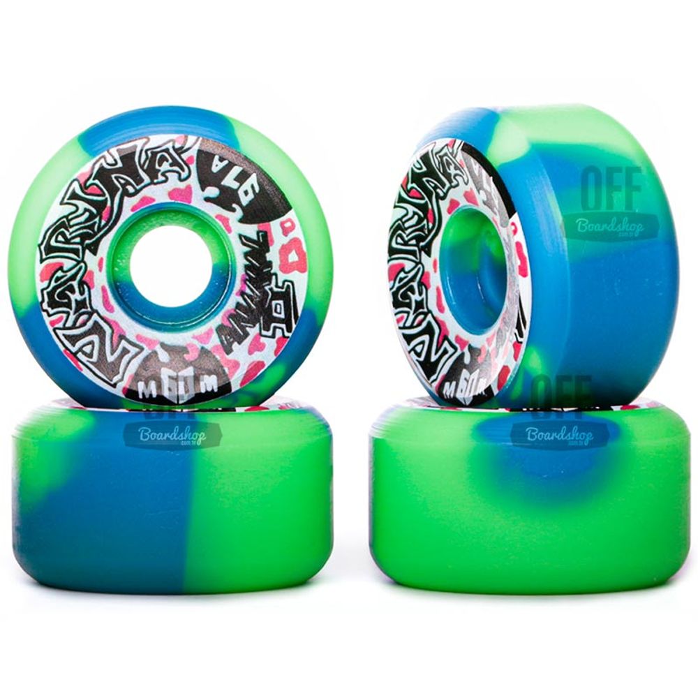 Roda-Narina-Old-Animal-2-VerdeAzul-60mm-97A Roda-Narina-Old-Animal-2-VerdeAzul-60mm-97A