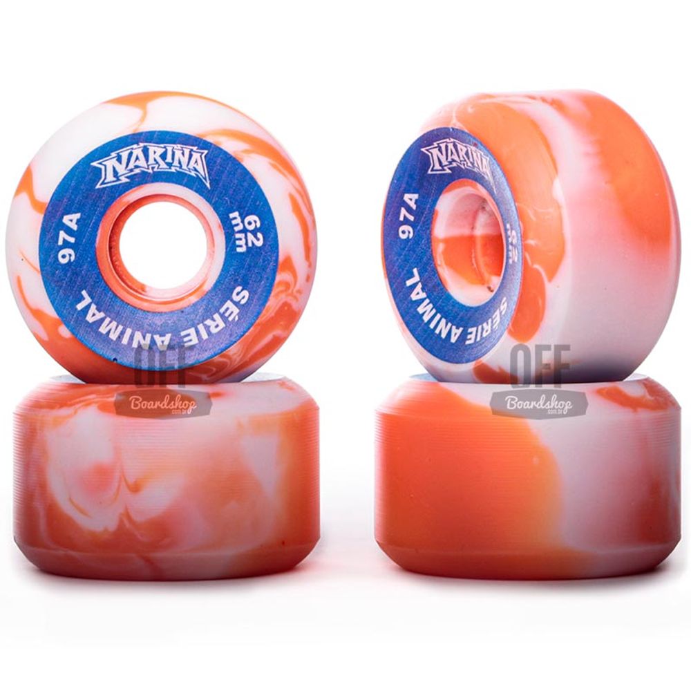 Roda-Narina-Old-Animal-ORG-LaranjaBranca-62mm-97A Roda-Narina-Old-Animal-ORG-LaranjaBranca-62mm-97A