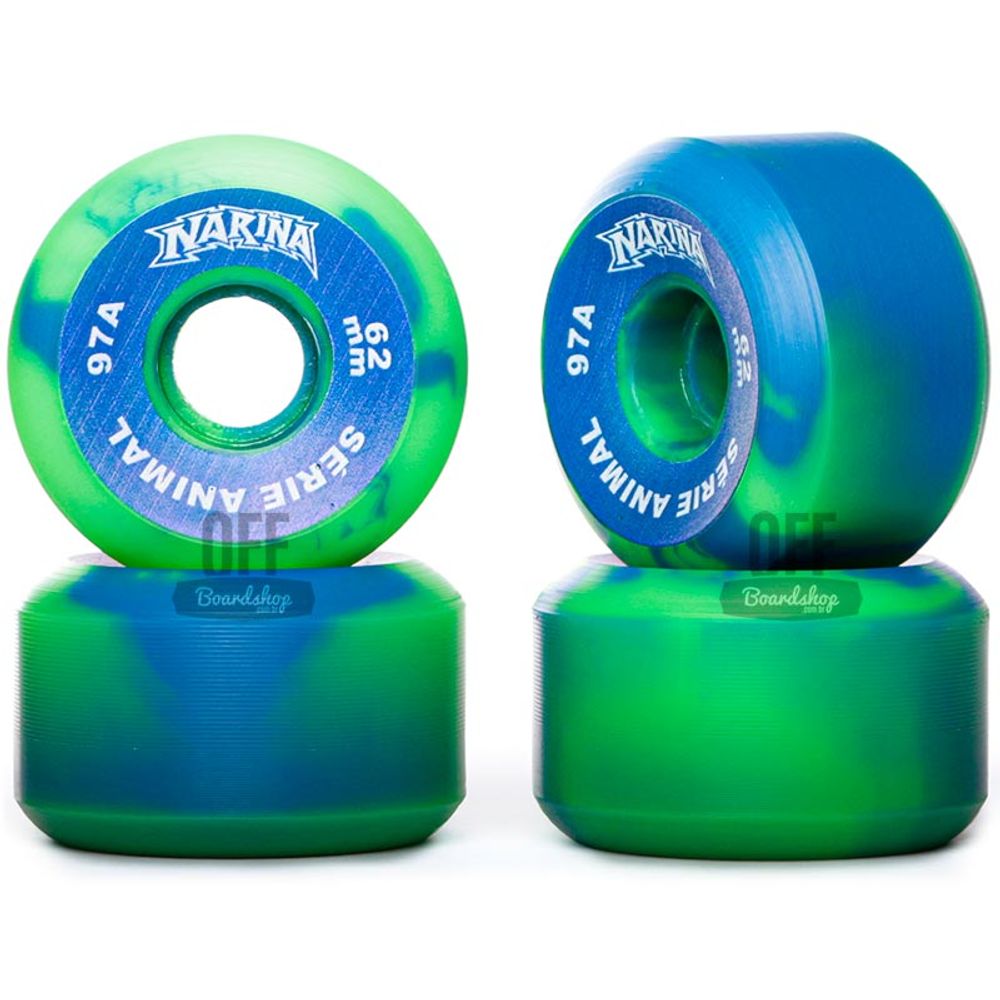Roda-Narina-Old-Animal-ORG-VerdeAzul-62mm-97A Roda-Narina-Old-Animal-ORG-VerdeAzul-62mm-97A