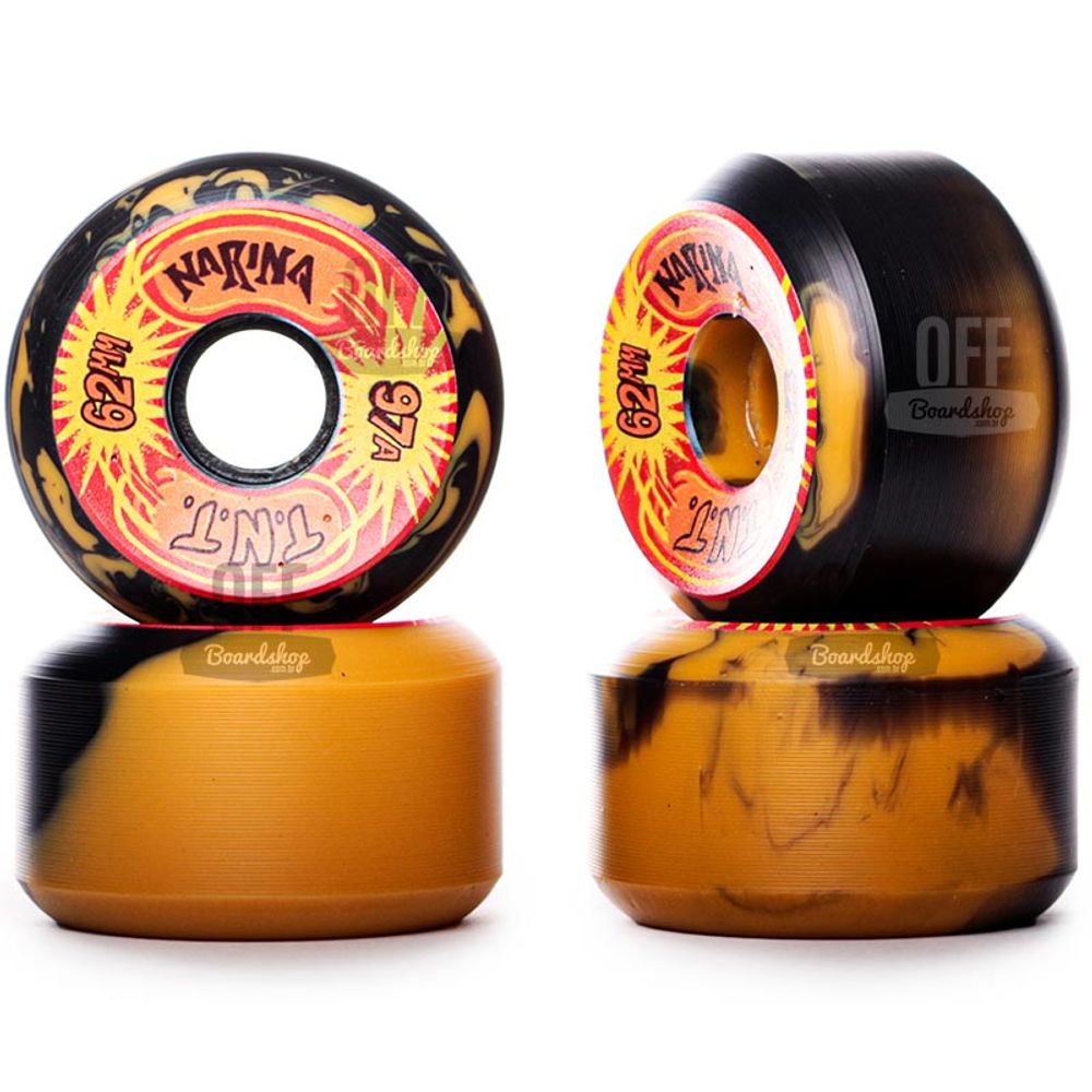 Roda-Narina-Old-School-TNT-PretoAmarelo-62mm-97A Roda-Narina-Old-School-TNT-PretoAmarelo-62mm-97A