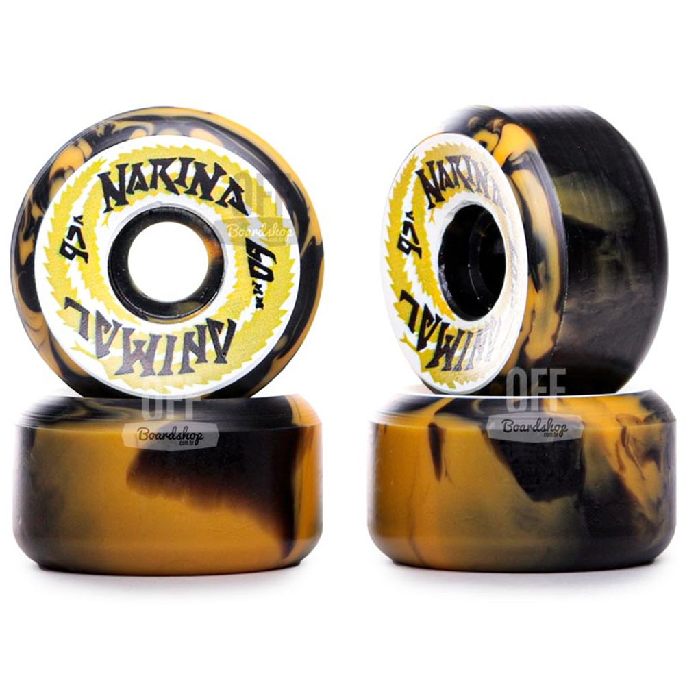 Roda-Narina-Old-School-COBRA-PretoAmarelo-60mm-97A Roda-Narina-Old-School-COBRA-PretoAmarelo-60mm-97A