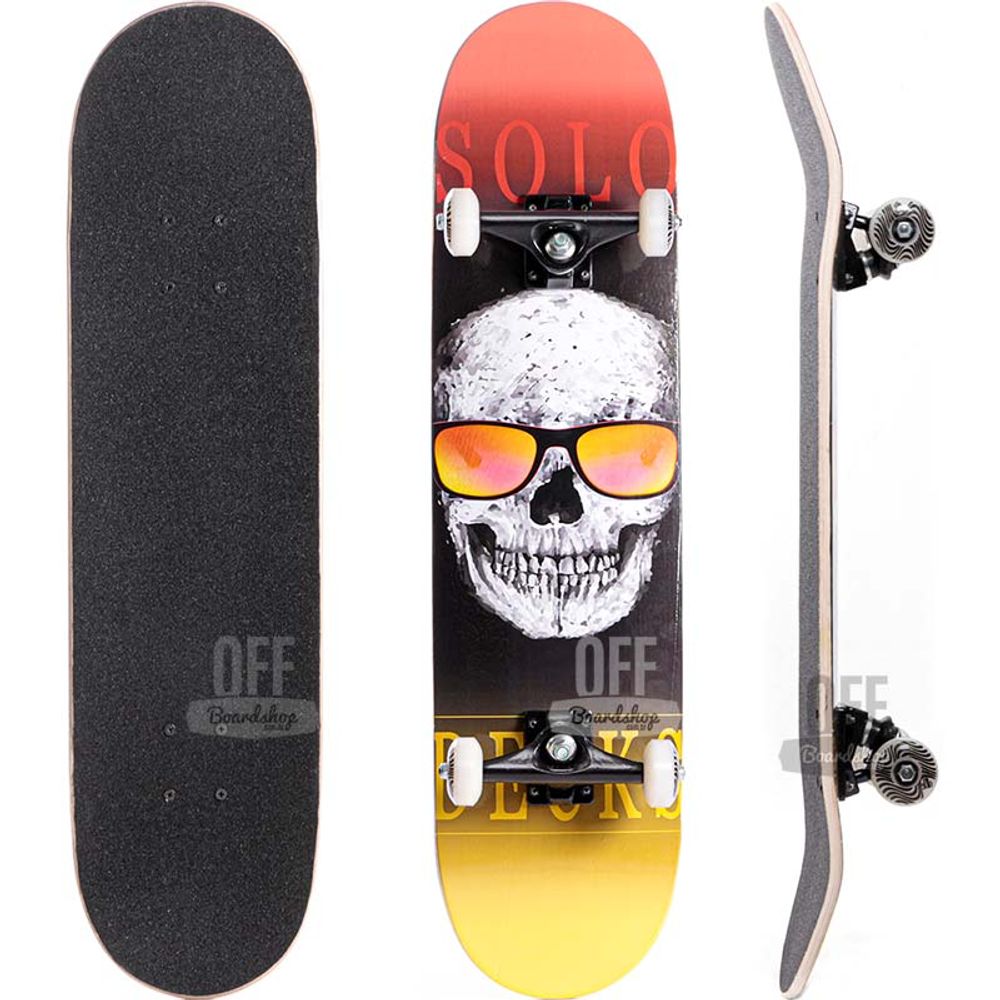 Skate-Solo-Decks-Skull-Glass Skate-Solo-Decks-Skull-Glass