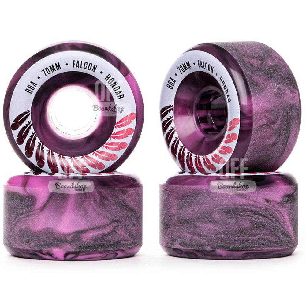 Roda-Hondar-Falcon-70mm-86A---Vinho-1 Roda-Hondar-Falcon-70mm-86A---Vinho-1