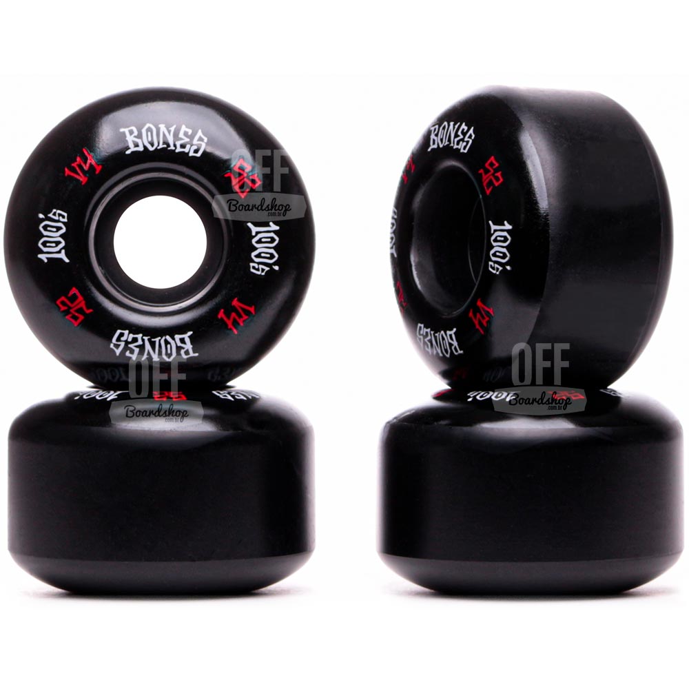 Roda-Bones-100s-OG-V4-52mm-100A-Black Roda-Bones-100s-OG-V4-52mm-100A-Black