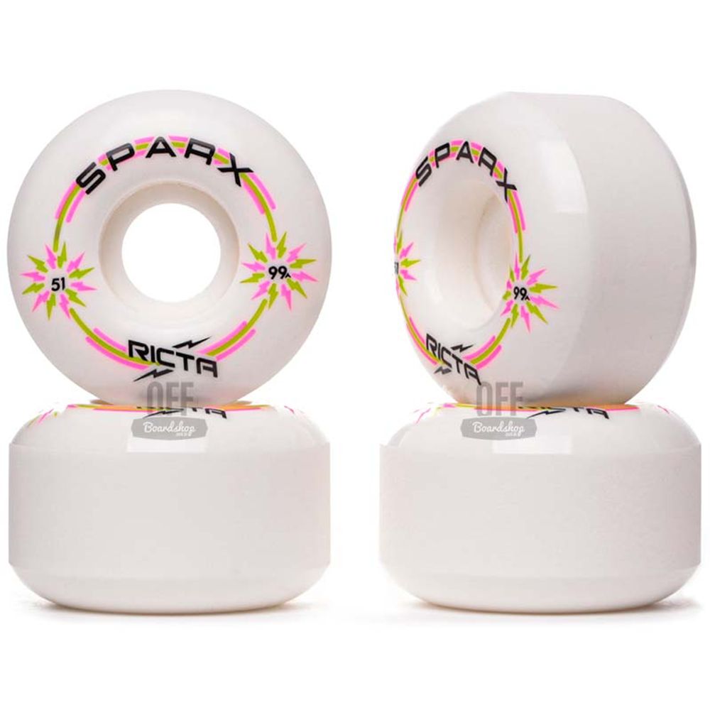 Roda-Ricta-Sparx-51mm-99A---Branca Roda-Ricta-Sparx-51mm-99A---Branca