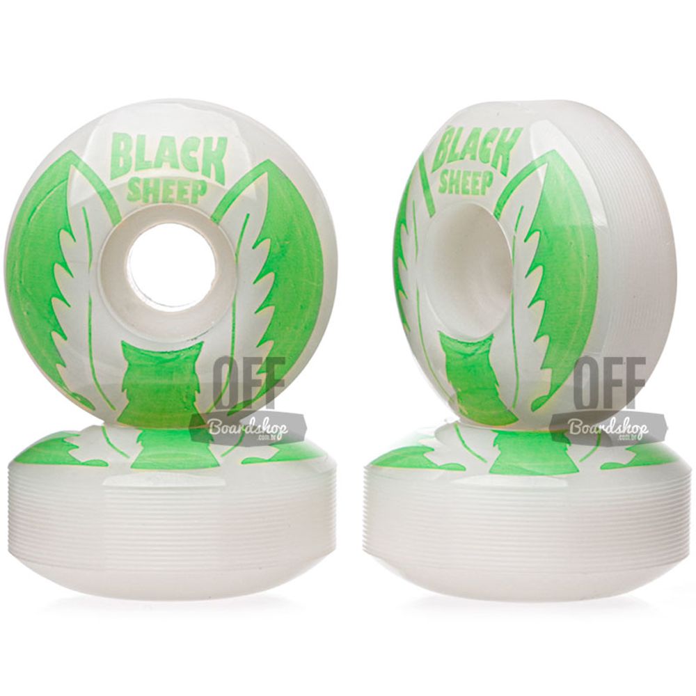 Roda-Black-Sheep-53mm-99A-BrancaVerde Roda-Black-Sheep-53mm-99A-BrancaVerde
